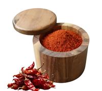 Générique Boîte à sel - Magnétique,Récipient à Épices en Bois | Pour usage domestique, plan de travail, cuisine, camping et extérieur