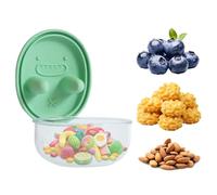 Générique Boîte à Snacks | Bol Étanche pour Petit Déjeuner | Conteneur de Boîte à Snacks - pour Sandwich Déjeuner Préparation de Repas Pique-Nique Voyage Salade Condiments Sauces et Dips