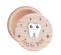 Générique Boîte à Souvenir de Dent,Coffret à Dents en Bois pour Bébé,Coffret Conservateur de Premiers Cheveux et Souvenirs d'Enfance - Cadeau Mémoire Anniversaire Parents Collection Familiale