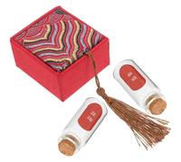 Générique Boîte à Souvenirs pour Garçon et Filles Flanellette et Résine, Boîte de Rangement pour Cordon Ombilical et Cheveux Fœtaux, pour Présent de Nouvel An ou Anniversaire