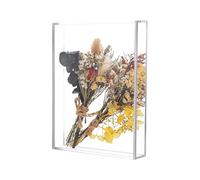 Générique Boîte à Souvenirs Transparente | Boîtier de Mémoire Présentoir pour Fleurs | Solution de Stockage Polyvalente pour Spécimens Cartes Photos Tickets et Cartes Postales
