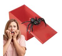 Générique Boîte Araignée Sautante Effrayante - Boîte Effrayante avec Fausses Araignées Jouet à Blague,Dispositif de Blague Idéal pour Fous Rires Entre Amis Adultes Famille Filles Garçons