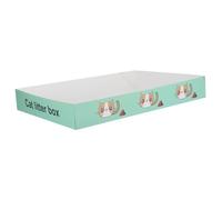 Générique Boîte Bac à Litière pour Chat Bac à Litière Pot pour Chat Light Green Papier