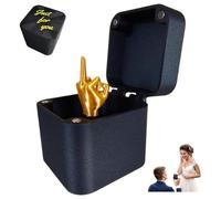 Générique Boîte Cadeau Surprise Doigt D'honneur, Boîte à Farce Pop Up, Accessoire de Mariage, Décoration de Bureau, Nouveauté pour Adultes (1)