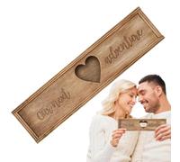 Générique Boîte Commémorative Pour Test De Grossesse, Révélation De Bébé En Bois Creux En Forme De Cœur, Coffret Cadeau Surprise En Bois Pour Annonce De Grossesse, Boîte De Bâtonnets De Test