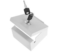 Générique Boîte De Base De Prise De Protection Extérieure Verrouillable Boîtier De Jonction Étanche Compacte 3.54X3.54X2.24In Avec Clés Pour Cuisine Jardin Et Garage