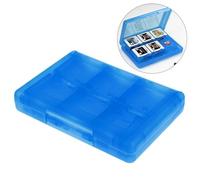 Générique Boîte de Cartes de Jeu Vidéo 28-en-1 Adaptée pour 3DS / 3DS / DSi / DSi XL / DSI LL / DS / DS Lite Porte-étui de Rangement pour Cartouche Housse de Protection Anti-poussière (Blue)