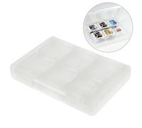 Générique Boîte de Cartes de Jeu Vidéo 28-en-1 Adaptée pour 3DS / 3DS / DSi / DSi XL / DSI LL / DS / DS Lite Porte-étui de Rangement pour Cartouche Housse de Protection Anti-poussière (White)