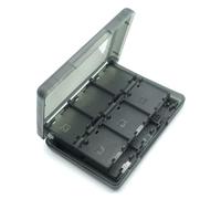 Générique Boîte de Cartes de Jeu Vidéo 28-en-1 Adaptée pour 3DS / 3DS / DSi / DSi XL / DSI LL / DS / DS Lite Porte-étui de Rangement pour Cartouche Housse de Protection Anti-poussière (Black)