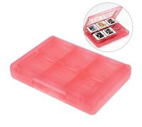 Générique Boîte de Cartes de Jeu Vidéo 28-en-1 Adaptée pour 3DS / 3DS / DSi / DSi XL / DSI LL / DS / DS Lite Porte-étui de Rangement pour Cartouche Housse de Protection Anti-poussière (Pink)