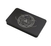 Générique Boîte de Cartes de Tarot,Boîtier en Fer pour Cartes de Tarot Format Standard - Boîte Organisation Légère et Portable pour Jeux Hommes Femmes Adolescents Adultes