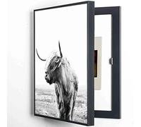 Générique Boîte de Compteur électrique Peinture Décorative Verticale Compteurs De Boîte Électrique De Couvercle Décoratif Couvercle Compteur Électrique Tableau Électrique Cacher,G,W40*H50cm