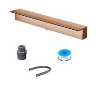 Générique Boîte de déversoir encastrée en Acier Inoxydable de qualité Commerciale pour fontaines, patios, Jardins et bassins à carpes koï extérieurs - Kit d'aménagement paysager Durable