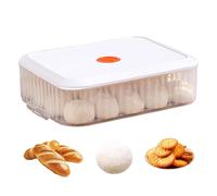 Générique Boîte De Fermentation À Pâte À Pizza - Boîte À Pâte À Pizza | Plateau De Fermentation À Pain - Conception Empilable Pour Rangement Facile, Enregistreur De Date Intégré, Antiadhésive, Joint