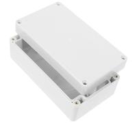 Générique Boîte de Jonction Électrique Étanche Ip65 en Abs Blanc, Résistante à L'eau L'érosion, pour Usage Extérieur et Intérieur, Dimensions 6.2x3.54x2.3 Pouces