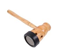 Générique Boîte de Moxibustion et Trous de Dissipation Réseau Isolant Thermique Portable en Bois Forme Calebasse pour Massage Acupoint Naturel