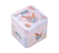 Générique Boîte de Pâques - Lapin en Métal | Lot de 4 Œufs | Qualité Alimentaire | Boîte à Biscuits Bonbons Chocolat | Rangement Vintage Fer Blanc | Pour Cadeaux de Fête Enfant Déco.