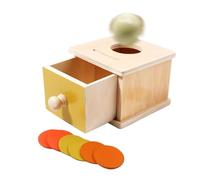 Générique Boîte de Permanence d'objet - 1 Jouet de Permanence d'objet pour bébés, Jouets | Toys Baby Sensory - Améliorez Le Temps de Jeu avec Notre Monnaie éducative Tōys et Ball Box