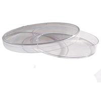 Générique Boîte de Pétri Ronde 4 ergots 90mmx14mm x 1 - Polystyrène Cristal - Petri Dish - SEM32, Transparent