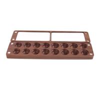 Générique Boîte de Pigments Aquarelle en Bois de Noyer Café, Palette de Peinture Portable pour Art, Rangement Pratique, Protège les Pigments de Séchage