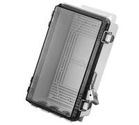 Générique Boîte De Prise Extérieure Étanche ABS Murale avec Serrure, Boîtier Transparent Anti-Poussière & Anti-Vol pour Charge Vélo Électrique & Protection Rallonge