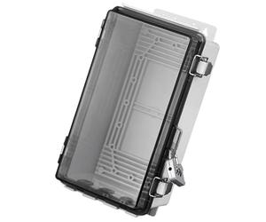 Générique Boîte De Prise Extérieure Étanche ABS Murale avec Serrure, Boîtier Transparent Anti-Poussière & Anti-Vol pour Charge Vélo Électrique & Protection Rallonge