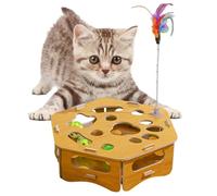 Générique Boîte De Puzzle Enrichissante avec Griffoir À Chat, Jouet d'exercice, Boîte À Casse-Tête pour, pour Dresseurs Amateurs d'animaux Cliniques Vétérinaires Refuges Jeu