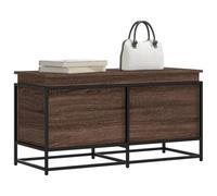 Générique Boîte de Rangement avec Couvercle chêne Marron Bois ingénierie,Chariots de Rangement,25.57KG-848808