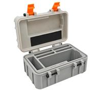 Générique Boîte de Rangement Coque Rigide Portable pour DJI Osmo Action 5Pro/Action 4 Mallette de Transport étanche Portable pour DJI Action 3 Caméra de Sport Accessoires (Blanc+Gris)