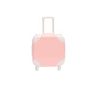 Générique Boîte de rangement de bijoux avec poignée de traction, étui de rangement compact pour boucles d ' oreilles, colliers, bracelets et commode, boîte carrée portable