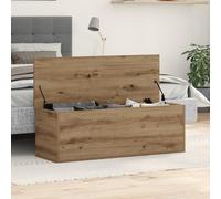 Générique Boîte de Rangement en chêne Fait Main 102x35x35 cm en Bois aggloméré,Coffres de Rangement,18.45KG-868721