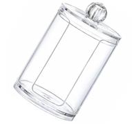 Générique Boîte de Rangement en Plastique Résistant Style Moderne Minimaliste pour Rainure Pratique pour Coton Démaquillant Dressing et Salle de Bain