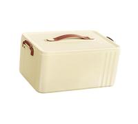 Générique Boîte de Rangement Médicale Organisateur de Premiers Soins Coffret Polyvalent Trousse Familiale avec Une Conception Légère et Poignée en Cuir Appropr, 1 Couche