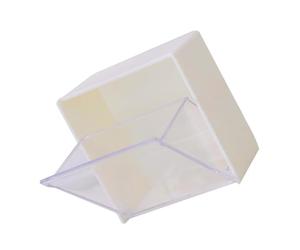 Générique Boîte de Rangement Murale pour Coton Pad Réutilisable Clapet Pratique et Support Léger pour Accessoires Cosmétiques Placards