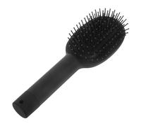 Générique Boîte de Rangement Plastique Noire Brosse à Cheveux Multifonction et Compartiment Secret, Peigne Multi-usages Design Simple pour Voyage