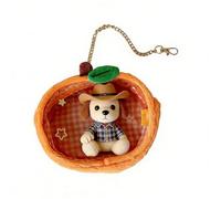 Générique Boîte de Rangement,Pochette Organisatrice Transparente en Forme de Fruit dédiée aux Figurines,Sac de Présentation Transparent pour Figurines - pour École Maternelle