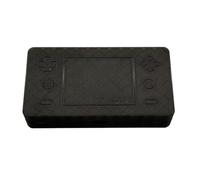 Générique Boîte de Rangement Portable pour AYANEO Pocket S Étui de Transport pour Console de Jeux Portable rétro boîtier, Anti-Rayures avec Couvercle magnétique Accessoires (Noir translucide)