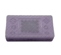 Générique Boîte de Rangement Portable pour AYANEO Pocket S Étui de Transport pour Console de Jeux Portable rétro boîtier, Anti-Rayures avec Couvercle magnétique Accessoires (Violet translucide)