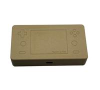 Générique Boîte de Rangement Portable pour AYANEO Pocket S Mini Housse de Protection pour Console de Jeu Rétro Étui de Transport de Voyage pour Console de Jeu Portable (Light Brown)