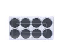 Générique Boîte De Rangement pour 40 - Support De Collection De De Monnaie en PP Transparent avec 40 Joints en Mousse EVA Réglables, Convient Aux De 17 À 46 Mm, Organisateur De Capsules De