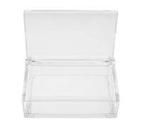 Générique Boîte de Rangement pour Allumettes Transparente Couvercle Rabattable en Acrylique, Protection Les Intempéries, Accès Rapide, Utilisation Quotidienne