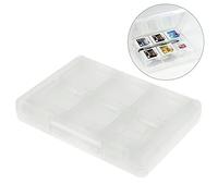 Générique Boîte de Rangement pour Cartes de Jeu 28-en-1 Compatible 3DS / 3DS / DSi / DSi XL / DSi LL / DS / DS Lite Games Boîte de Rangement pour Cartouches de Jeux (Blanc)