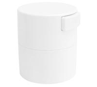 Générique Boîte de Rangement pour Colle à Cils Blanc en Abs, Légère et Portable, Capacité pour 3 Tubes, pour Familles et Voyages