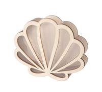 Générique Boîte de Rangement pour Coquillages | Organisateur Collection Étoiles de Mer - Coffret d'Affichage en Forme de Coquillage Fait Main pour Maison, Bureau, Salle de Bain, Salon