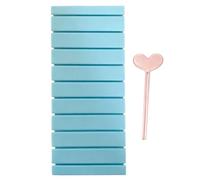 Générique Boîte de Rangement pour Feuilles de,Conteneur Imprimé En 3D À 10 Compartiments | Boîte Pour Feuilles Foil Ongles - Pour Professionnels Femmes Mères Appartement Maison Salon