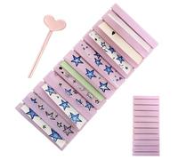 Générique Boîte de Rangement pour Feuilles de - Conteneur Imprimé en 3D À 10 Compartiments - Boîte pour Feuilles Foil Ongles | pour Professionnels Femmes Mères Appartement Maison Salon