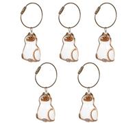 Générique Boîte de Rangement pour Poils de Chat - Boîte à Poils d'animaux de Compagnie, Cadeau commémoratif de Collection pour Chien, Porte-clés en de Chat pour Souvenirs d'animaux de Compagnie