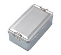 Générique Boîte De Rangement Rectangle En Étain, Rangement De Boîte En Filet De Bonbons | Bocs De Collation À Biscuits Anti-poussière Avec Couvercle Pour Biscuits, T