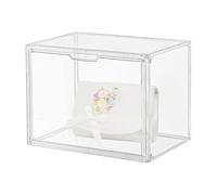 Générique Boîte de Rangement Transparente pour Sac à Main - Organisateur de Sac à Main - Vitrine empilable de boîte de Rangement avec la Porte magnétique pour l'embrayage de Portefeuille