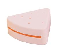 Générique Boîte de Rangement Triangulaire et Taille Compacte Voyage en Silicone Portable Ventilation, Design Délicat pour Éponges à Maquillage